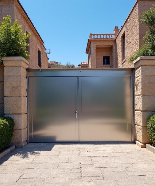 Cancello automatico moderno